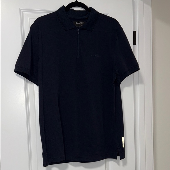 Calvin Klein Men's Dark Polo Shirt - Picture 1 of 3